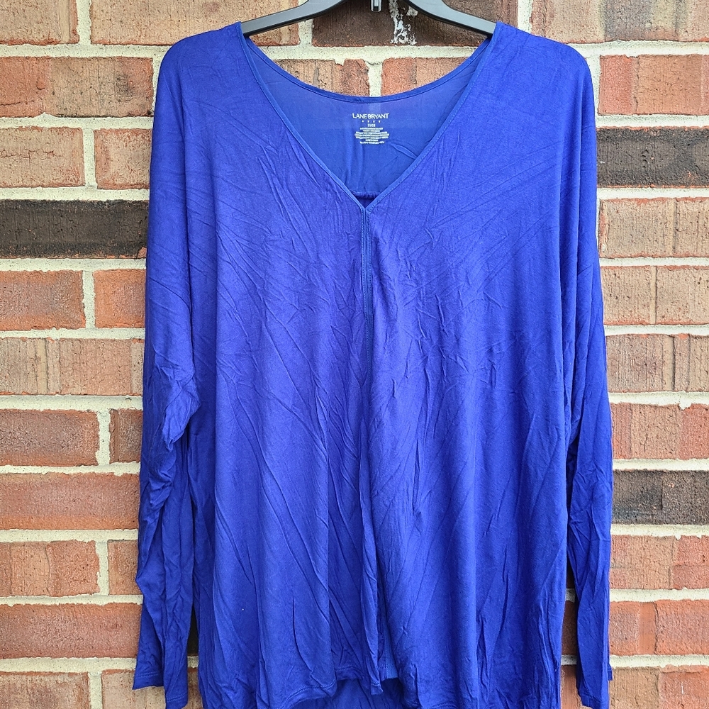 Lane Bryant Purple Tunic Top
